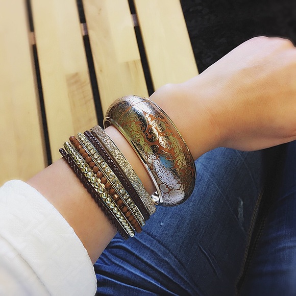 Boho bangle set