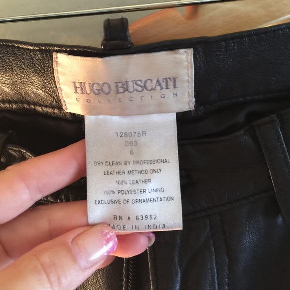 🤑VS 5 pocket LEATHER jeans⬅️💗 - Picture 2 of 4