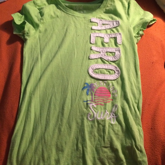 Lime Green Aeropostale Shirt