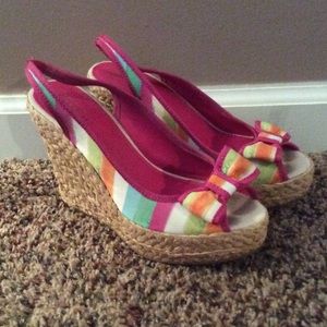 Coach summer wedges