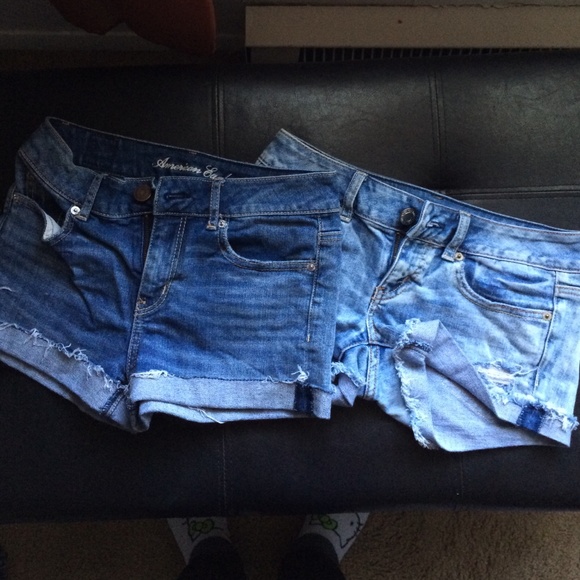 American eagle jean shorts