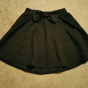 Black skater skirt