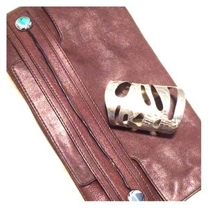 Banana Republic Leather Clutch