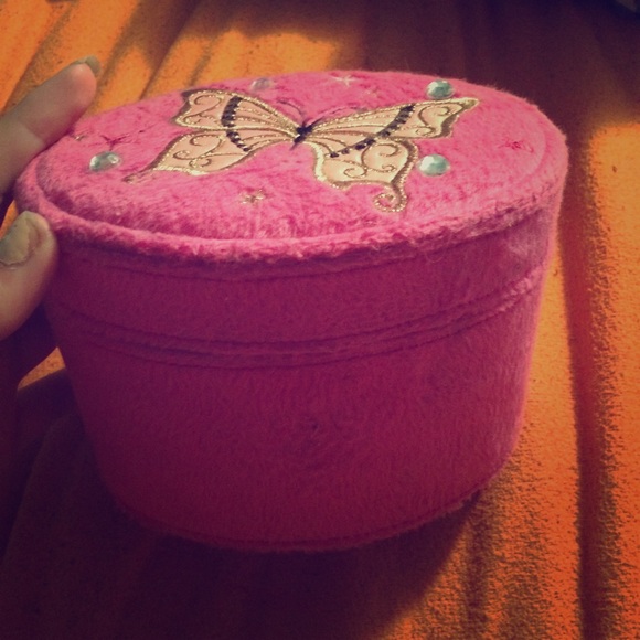 Pink Children's Jewelry Box