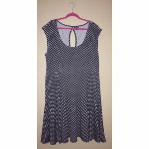 Torrid Black & White Polka Dot Dress