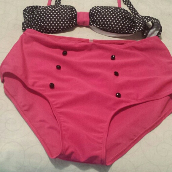 2 pieces swim wear in pink - Picture 1 of 1
