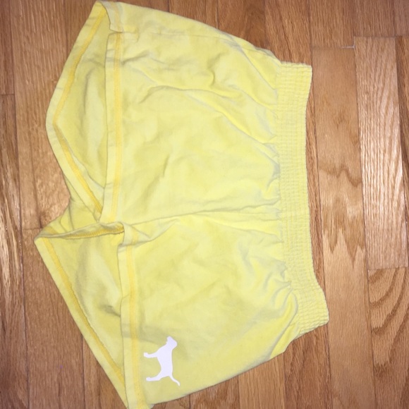 Yellow pajama shorts Clearance