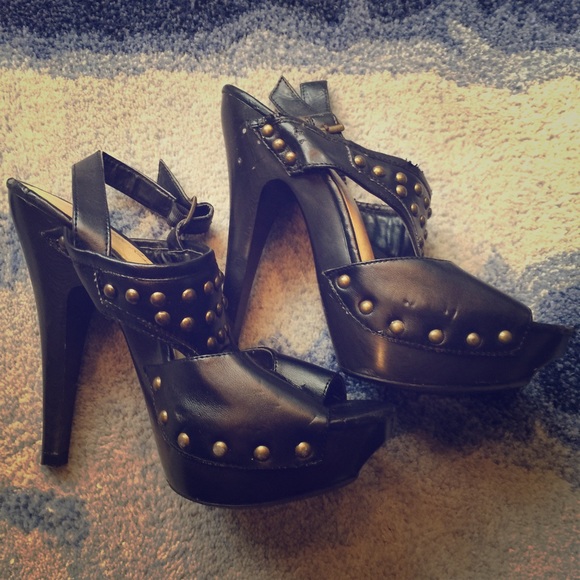 Charlotte Russe studded gladiator heel