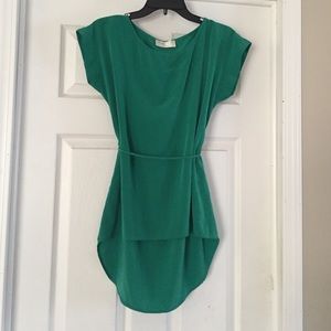 Green tunic top