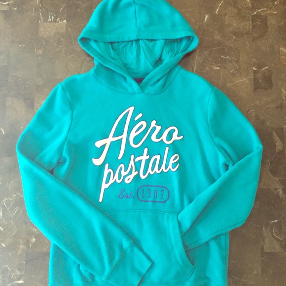 Aeropostale Teal Hoodie