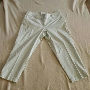 Cropped mint green pants -traded