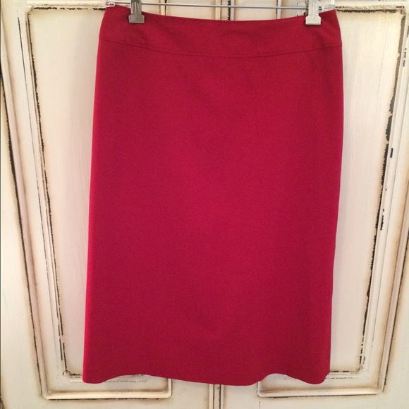 J. Crew red skirt