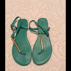 Mossimo thong flip flop in teal
