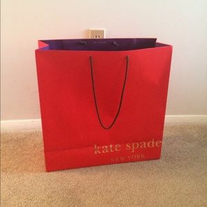 Large kate spade shopping bag & box bundle
