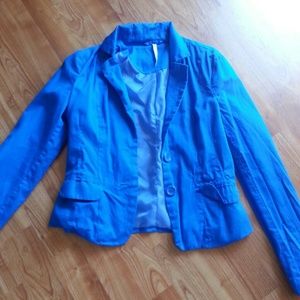 Cobalt blue blazer