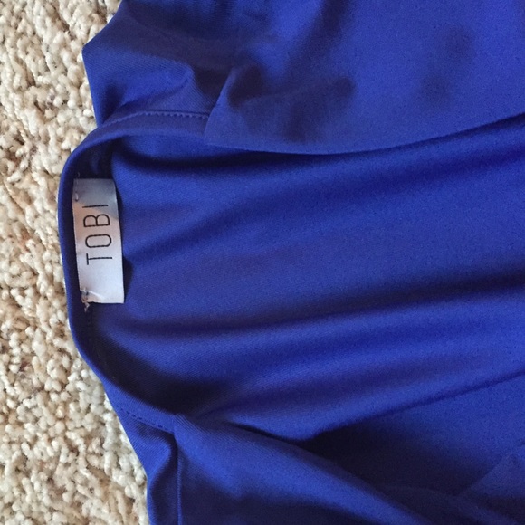 Blue Tobi That's a Wrap Dress - Picture 3 of 4