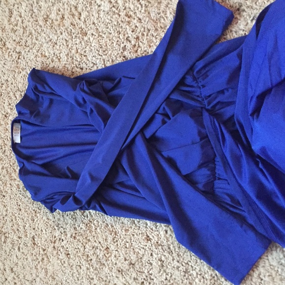 Blue Tobi That's a Wrap Dress - Picture 4 of 4