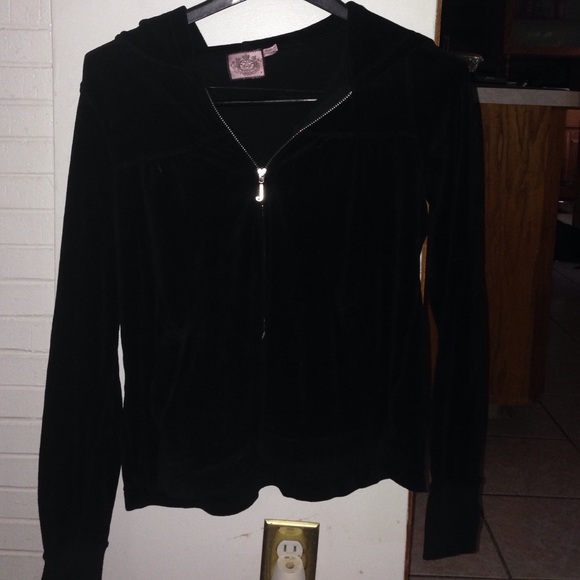 Hooded velour tracksuit velvet juicy zip up