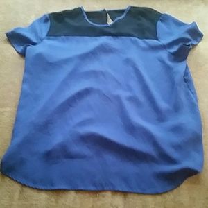 Blue sheer tshirt
