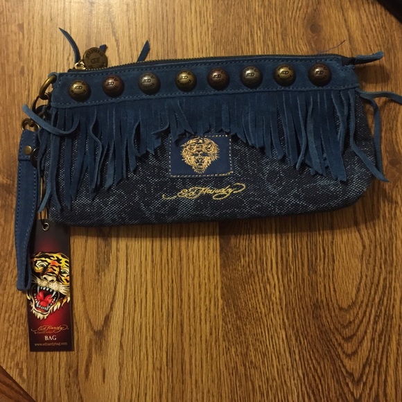 Ed Hardy Fringe Purse