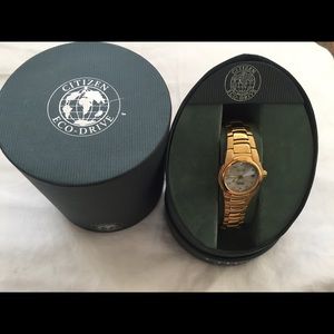 NWT Citizen Gold Ecodrive Watch