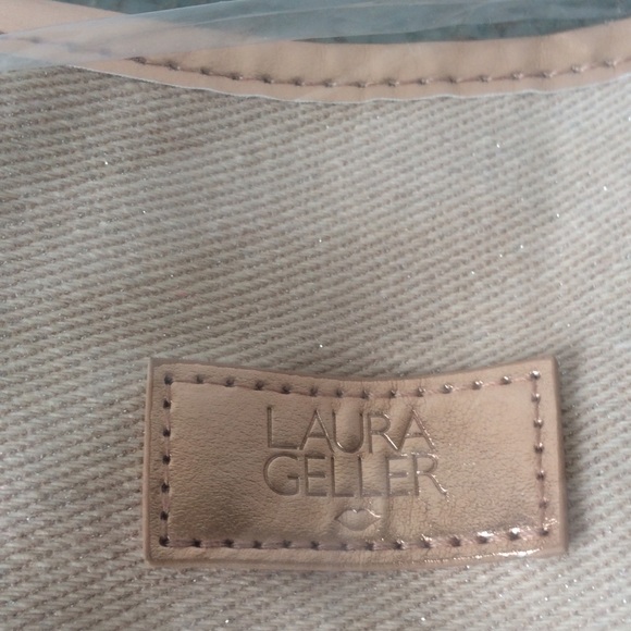 ❌SOLD❌ Laura Geller Rose Gold Glitter Tote - Picture 3 of 4
