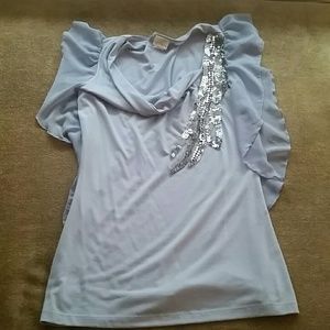 Daytrip grey tshirt with gems and sparkles. Used
