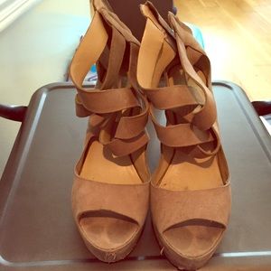 DV Dolce Vita Tan Platform Shoes