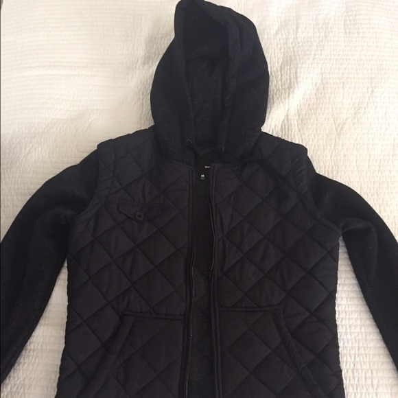 Hurley hoodie black jacket