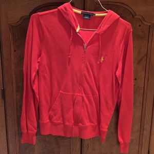 Ralph Lauren cotton polo zip up hoodie