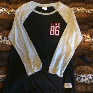 VS PINK quarter sleeve