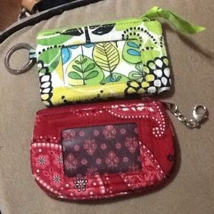 2 Vera Bradley ID/coin purses