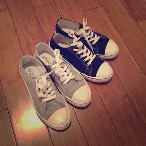 Converse inspired sneakers.