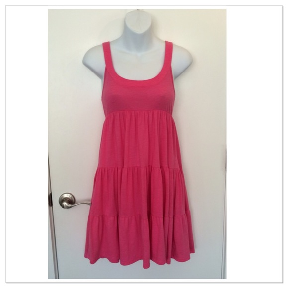 PINK Victoria's Secret Dresses & Skirts - VICTORIA'S SECRET PINK RUFFLE TANK DRESS