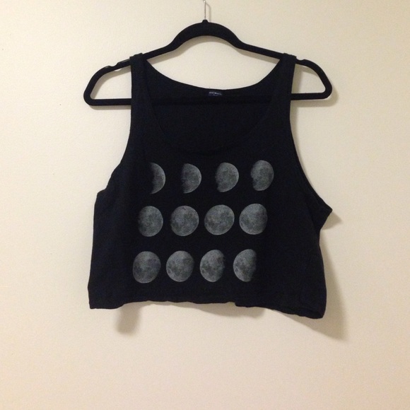 Brandy Melville Tops - Brandy Melville Moon Phases Crop Tank