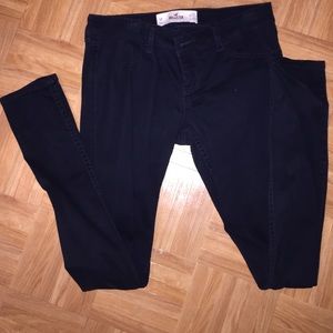 Navy blue skinny jeans