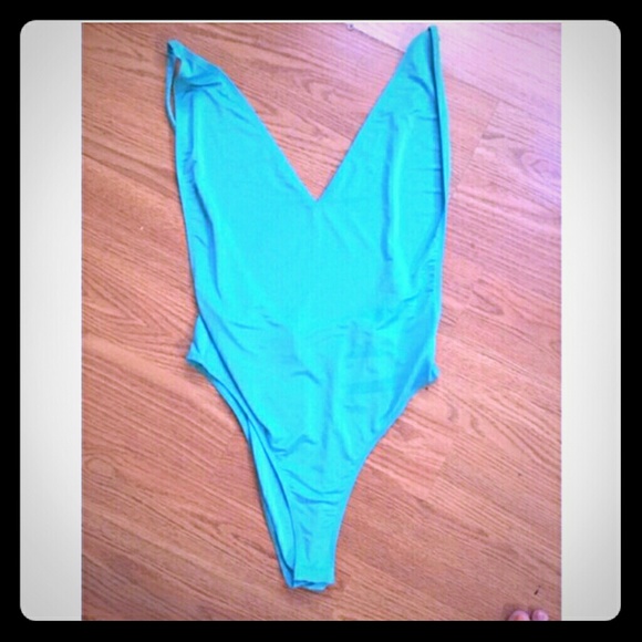 aqua bodysuit