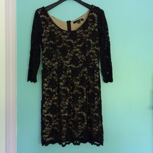 BLACK LACE DRESS