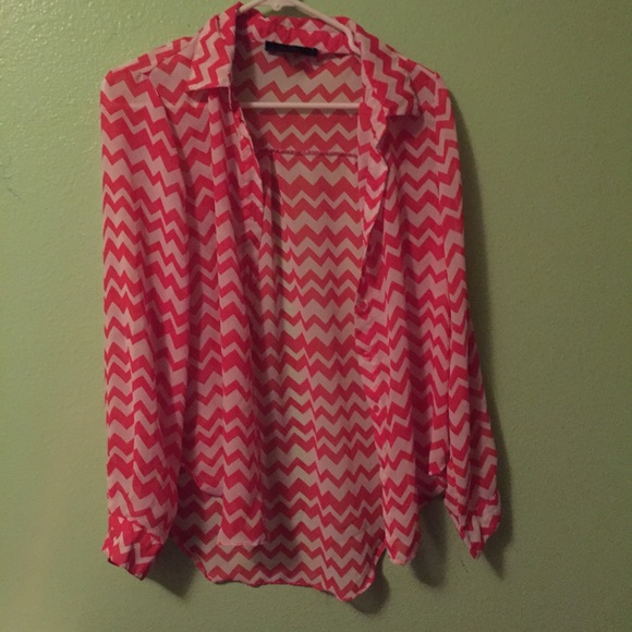 Tops - Chevron blouse