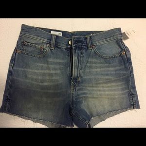 Gap High Rise Denim Cut Off Shorts
