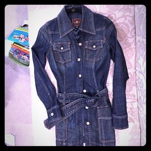 Seven for all Mankind Denim Long Jean Jacket