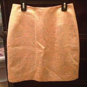 Sorbet foil floral skirt