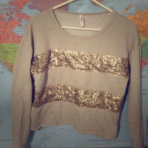 Long sleeves crop top/sweater