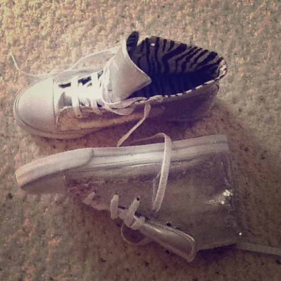 Sequin high top converse