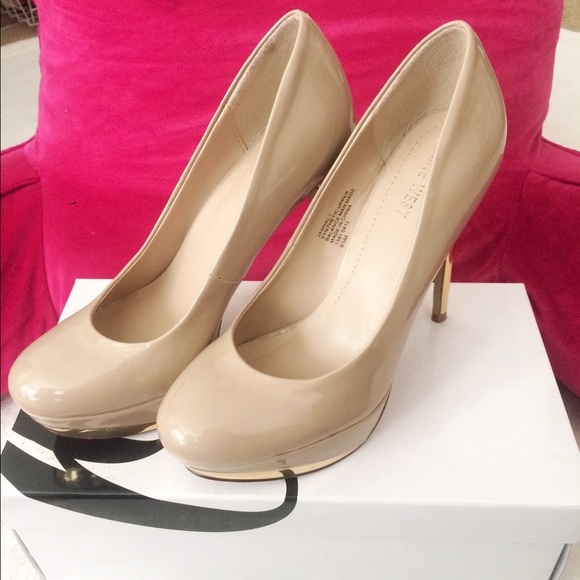 Nine West platform pumps