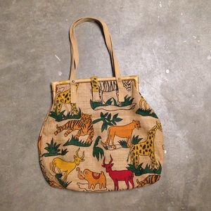 Animal straw bag