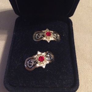 Montana Silversmith silver/gold earrings