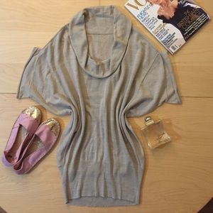 Beige Cowl Neck Top (NWT)