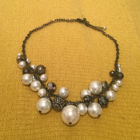 Pearl statement necklace