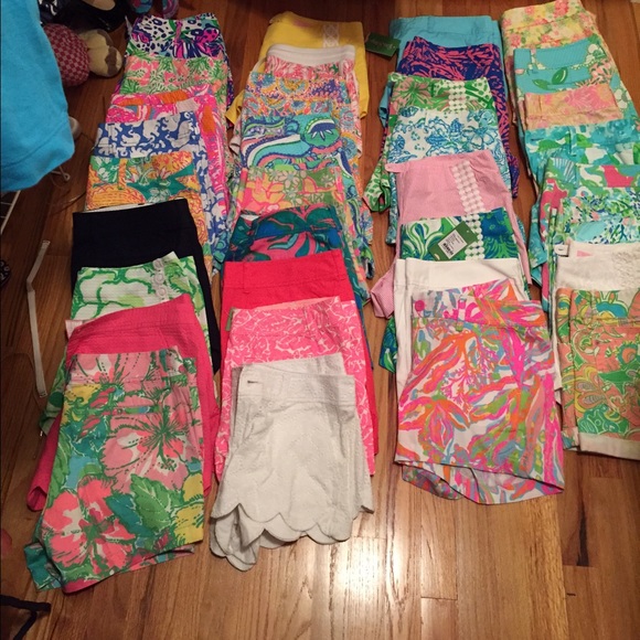 My lilly Pulitzer short collection.